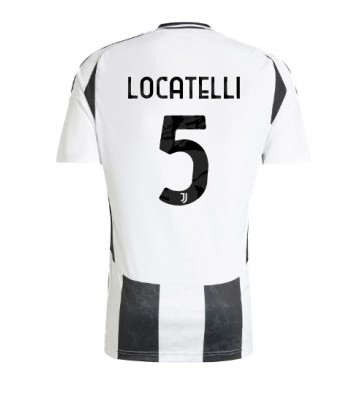 Juventus Manuel Locatelli #5 Primera Equipación 2024-25 Manga Corta